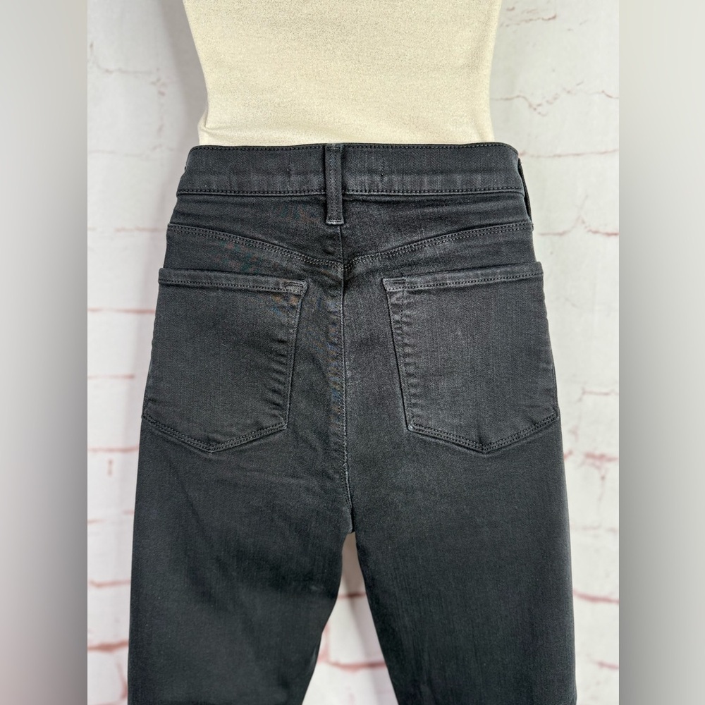 J BRAND Maria High Rise Size 29 Black Straight Denim Jeans 28 Inch Waist - Picture 10 of 16